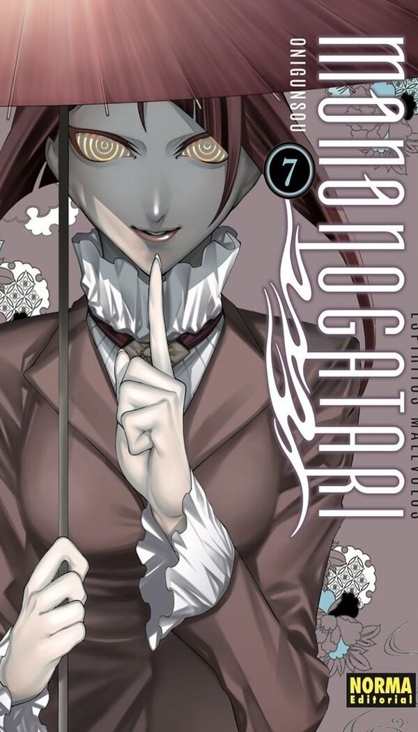 Portada Espiritus Malevolos. Mononogatari 7