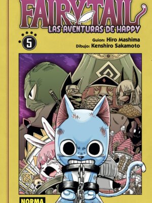 Portada Fairy Tail. Las aventuras de Happy 5