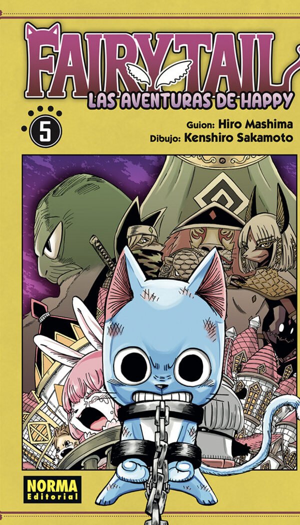 Portada Fairy Tail. Las aventuras de Happy 5